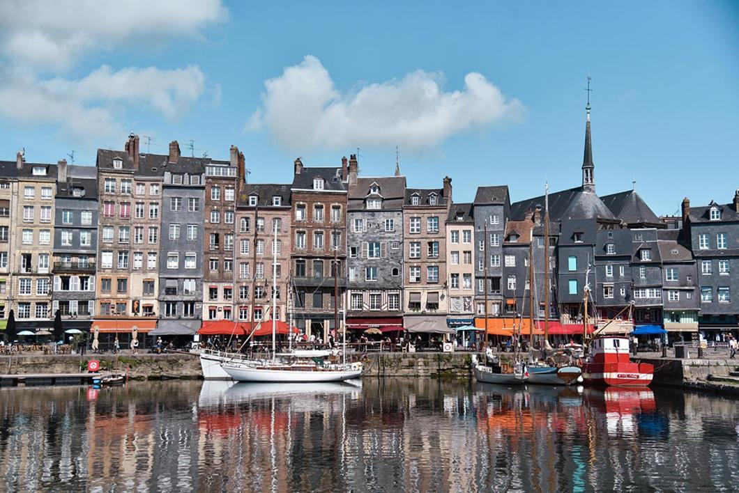 Charmant 2 Pieces Proche D Honfleur, Piscine En Saison, Parking Gratuit, Wifi Équemauville Exteriör bild
